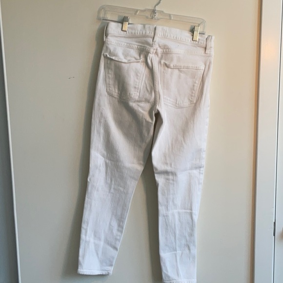 Agolde white “Sofia Crop” skinny jeans - Picture 4 of 5